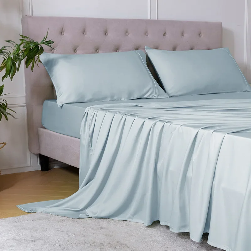 Natural Pure Bamboo Bed Sheet 100% Organic Bamboo Bedding Sheet Set