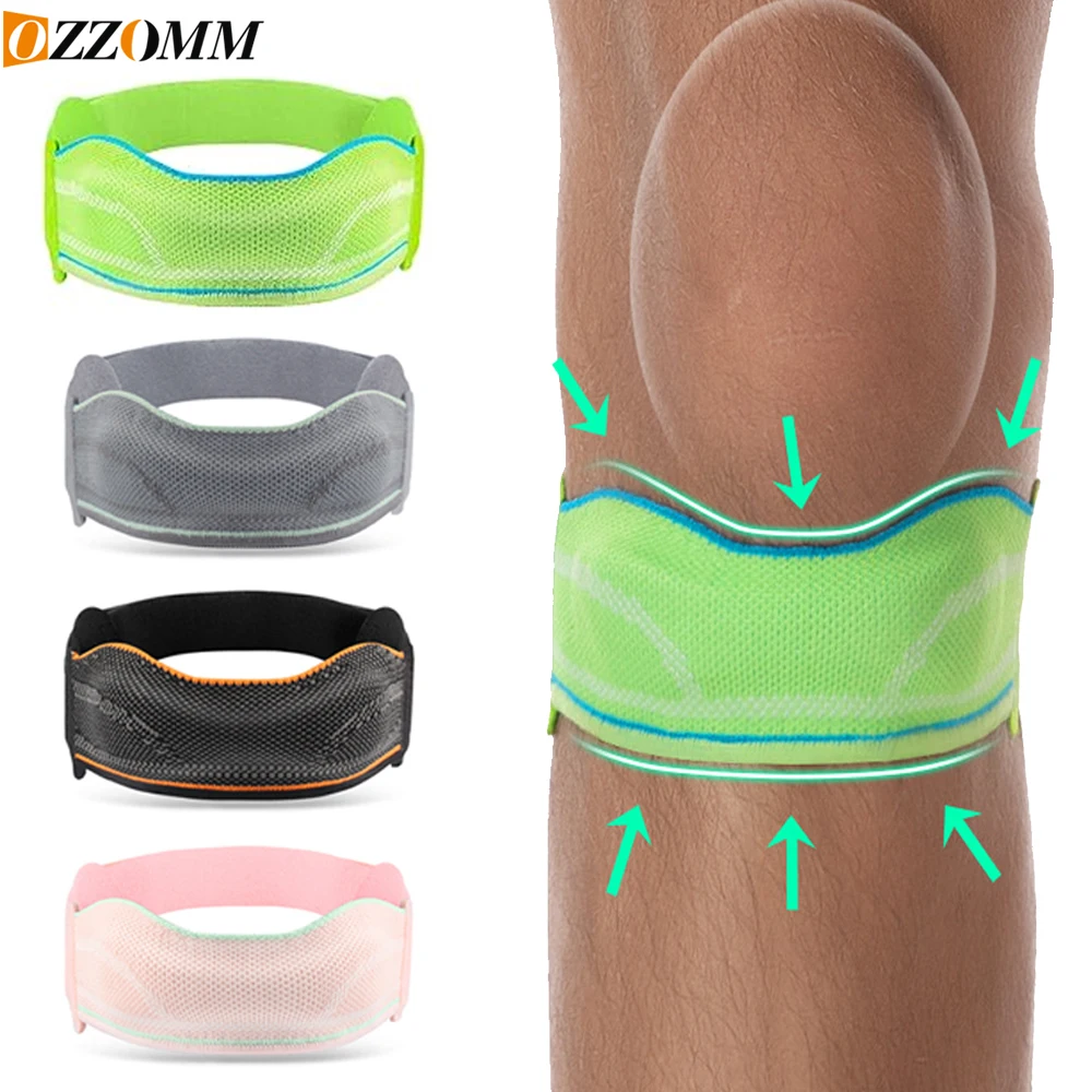 

Ортопедический бандаж для снятия боли в колене (1 шт.) - поддержка надколенника и коленного сустава при тендините, для баскетбола, бега, футбола, волейбола, походов