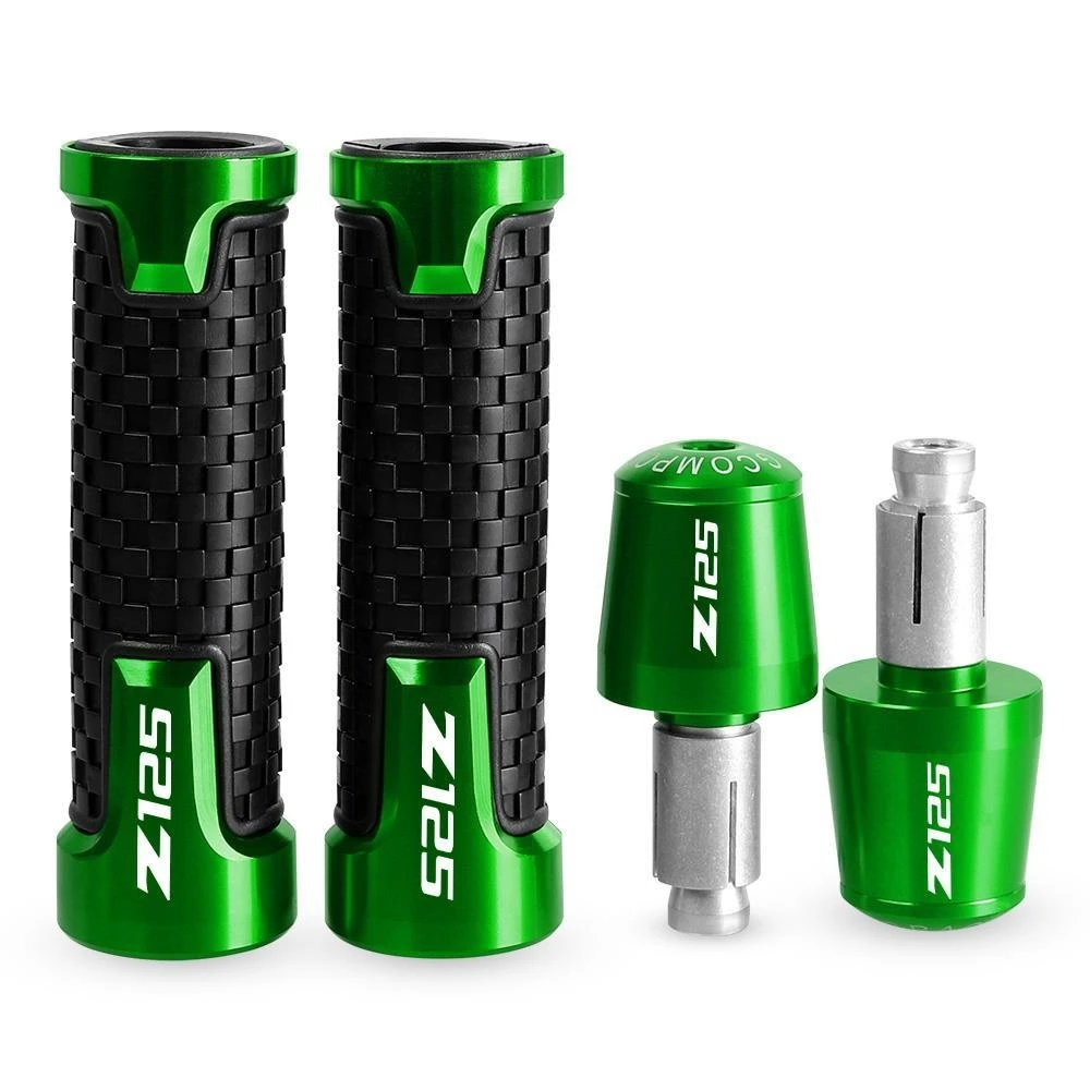 

Motorcycle Accessories For KAWASAKI Z Z125 250 2017 2018 2019 7/8" 22MM Handlebar Hand Grips Handle Bar End Cap plug
