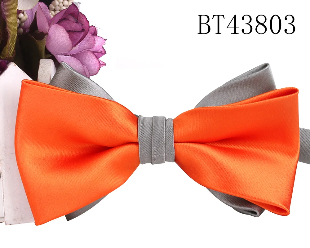 Satin Weave Bow Tie For Men Adult Multicolor Bow Ties For Business Wedding Butterfly Suits Cravats Bowties For Groomsmen Gifts