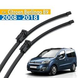 Erick's Wiper LHD Front Wiper Blades For Citroen Berlingo B9 2008 - 2018 Windshield Windscreen Window Car Rain Brushes 26
