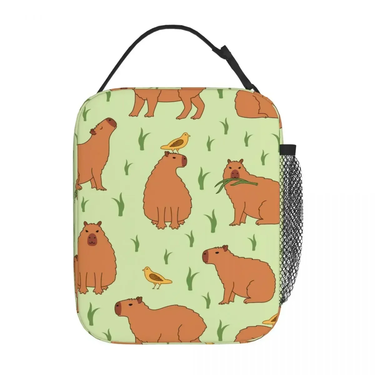 

Capybara Cartoon Insulated Lunch Bag High Capacity Lunch Container Thermal Bag Tote Lunch Box School Travel Food Bag