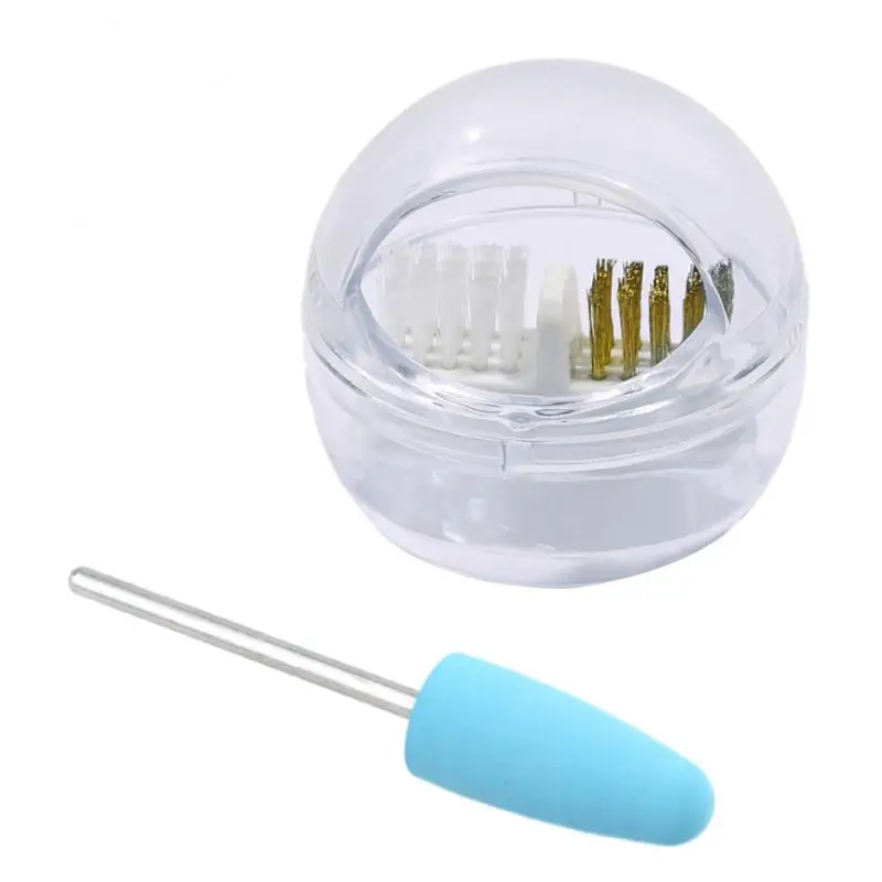 Nail Drill Plastic Not Hurt The Hand Save Time Easy Maintenance Widely Used Nail Supplies Nail Polishing Head Efficient Cleaning