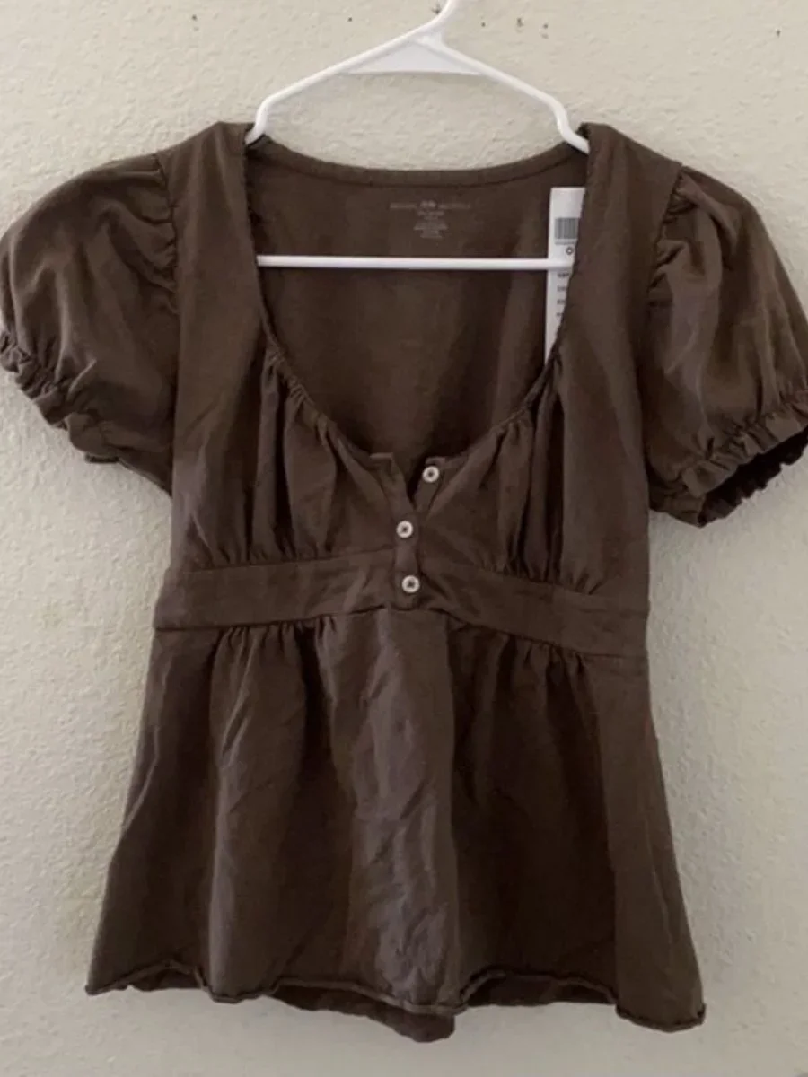 

Y2K Fairy Grunge Crop Top for Women Short Sleeve Lace Patchwork T-Shirt Aesthetic Slim Fit Cute Babydoll Top Tees