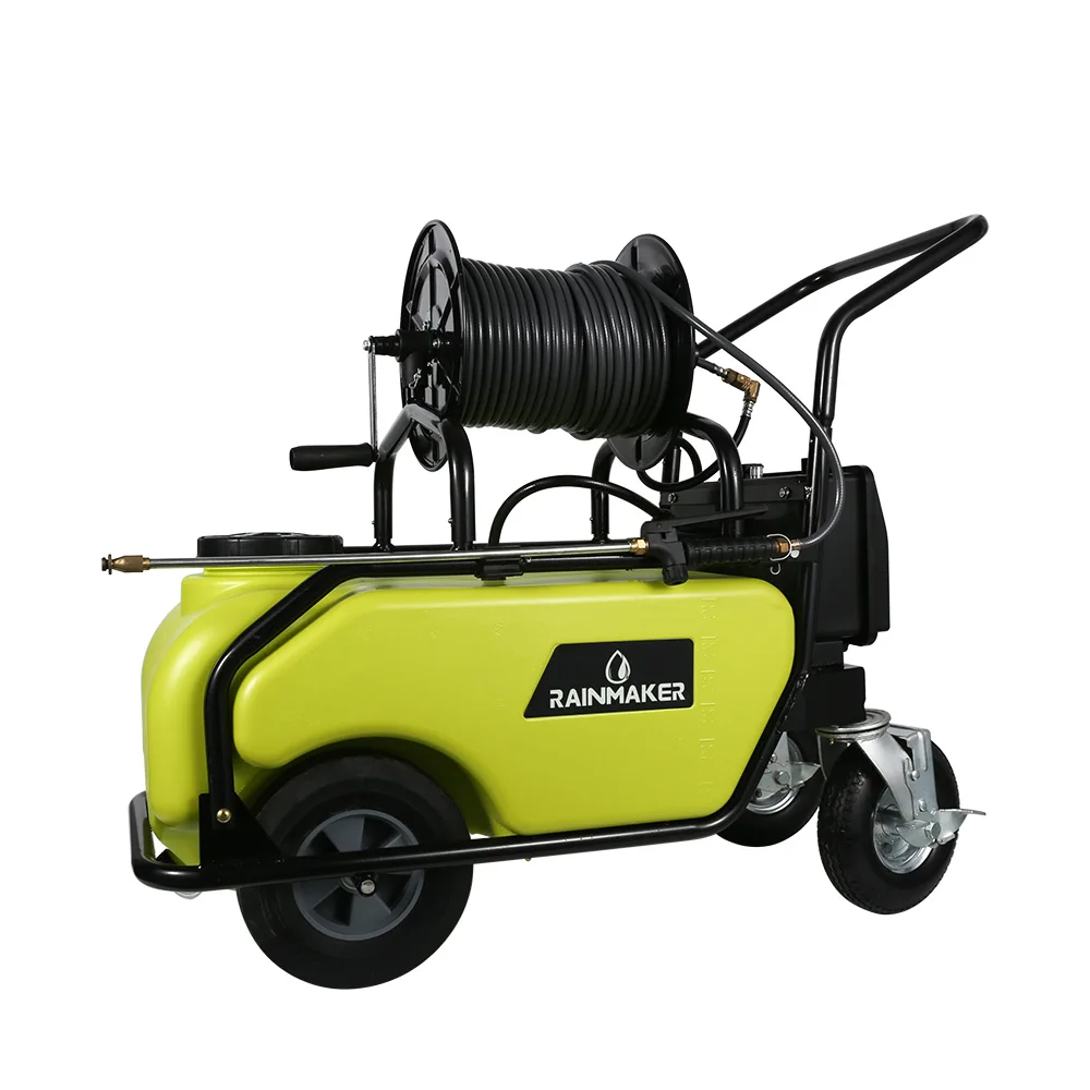60L Agricultural Electric Portable Trolley Sprayer Garden Plastic Pesticide Weed Trolley Battery Sprayer