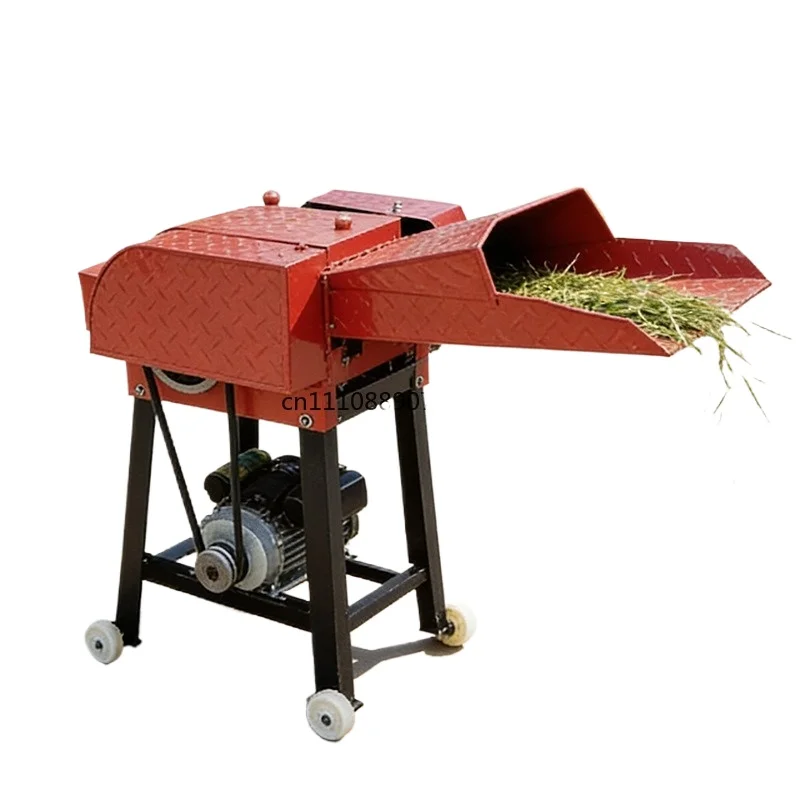 220V Corn Straw Guillotine Crusher Shredder Grass Kneading Machine For Cattle Sheep Breeding Feed Processing