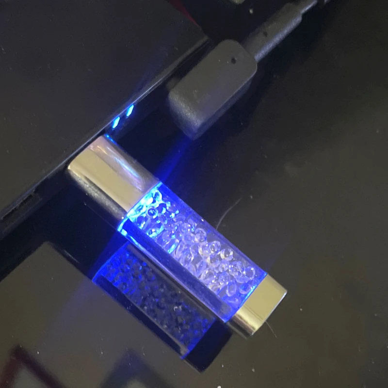 عالية السرعة كريستال بلو راي القلم محرك 64GB سعة كبيرة مقاوم للماء معدن USB فلاش حملة 128gb 32gb 16gb مناسبة للكمبيوتر
