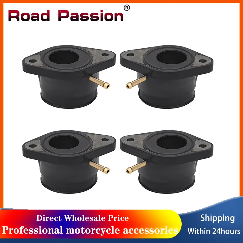 4PCS Motorcycle Carburetor Interface For YAMAHA XJR1200 XJR1200SP 1994-1998 XJR1300 XJR1300SP 98-01 FJR1300 XJR 1200