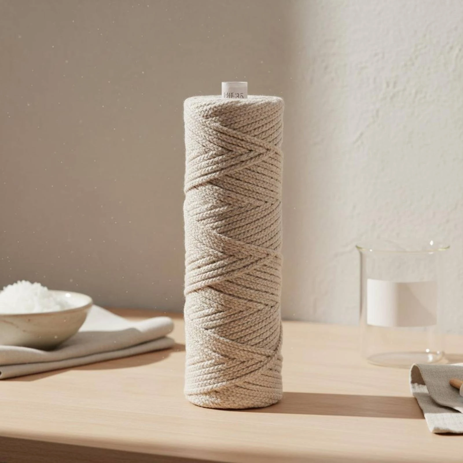 5 Meters Unwaxed Cotton Wick Odorless Cotton Candle Wick DIY Candle Cord Cut to Length Long-Lasting
