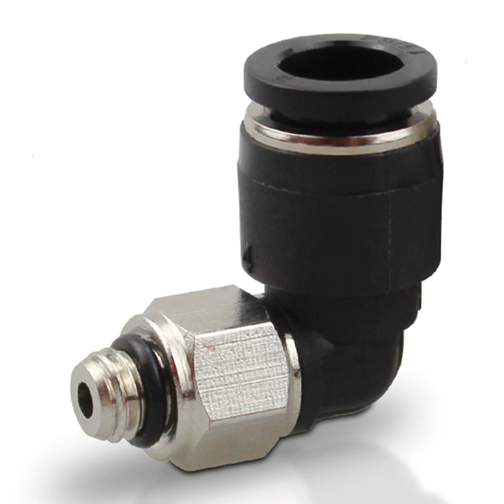 Pneumatic Quick Connector mini-connector PL Pipe Hose 3mm 4mm 5mm External Thread M3 M4 M5 M6 L-shaped PL3-M3 PL4-M6 PL5-01