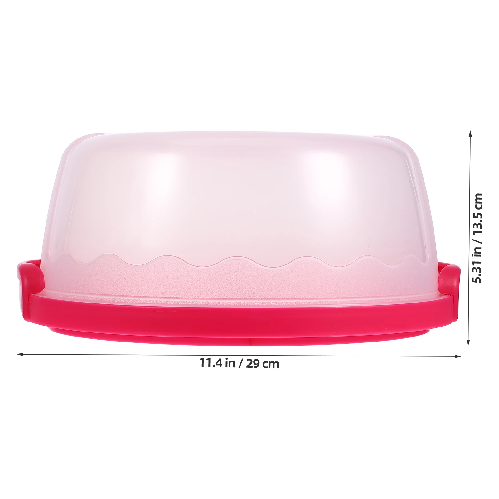 

Carrier Pp Material Reusable Storage Container With Handle For Transport Travel Cake Transport Container Cake Box Lid
