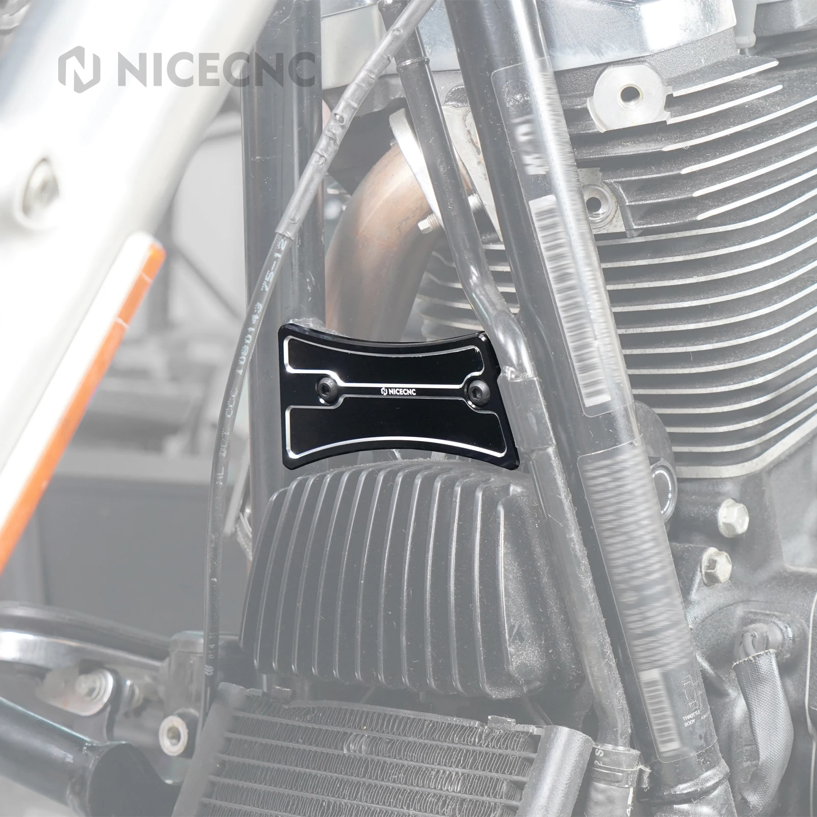 

Motorcycle Frame Downtube Crossbrace Protector Cover for Harley Road King CVO/Street Glide/ST Road Glide/Special 2017-2023