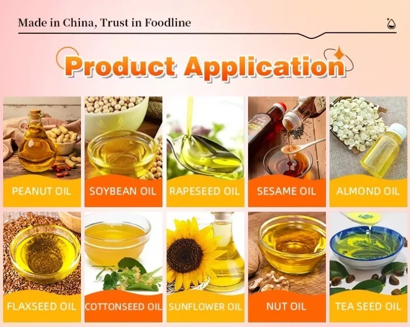 Industrial Oil Press Production Line High Efficiency Commercial Oil Extractor for Edible and Cooking Oil Factories