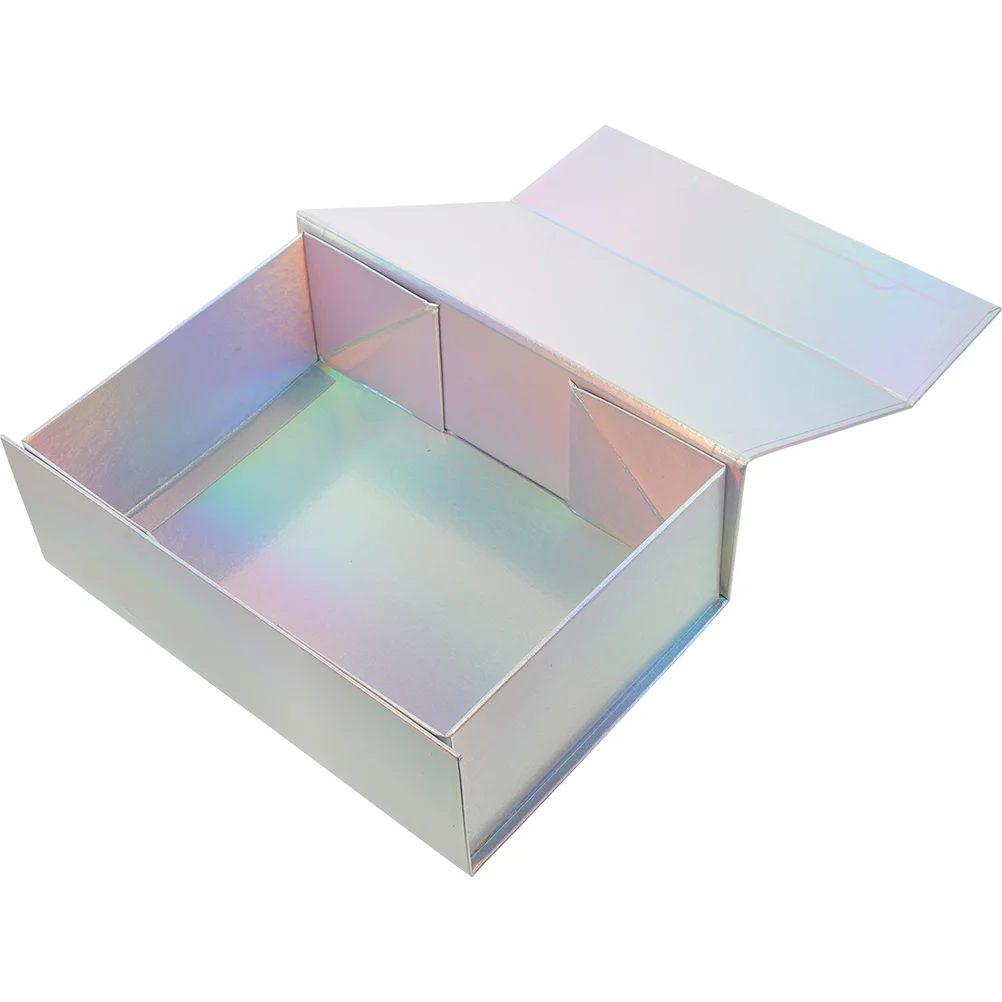 

Folding Magnetic Gift Box Elegant Boxes For Presents Square Multipurpose Party Favor Cardboard Attractive Practical