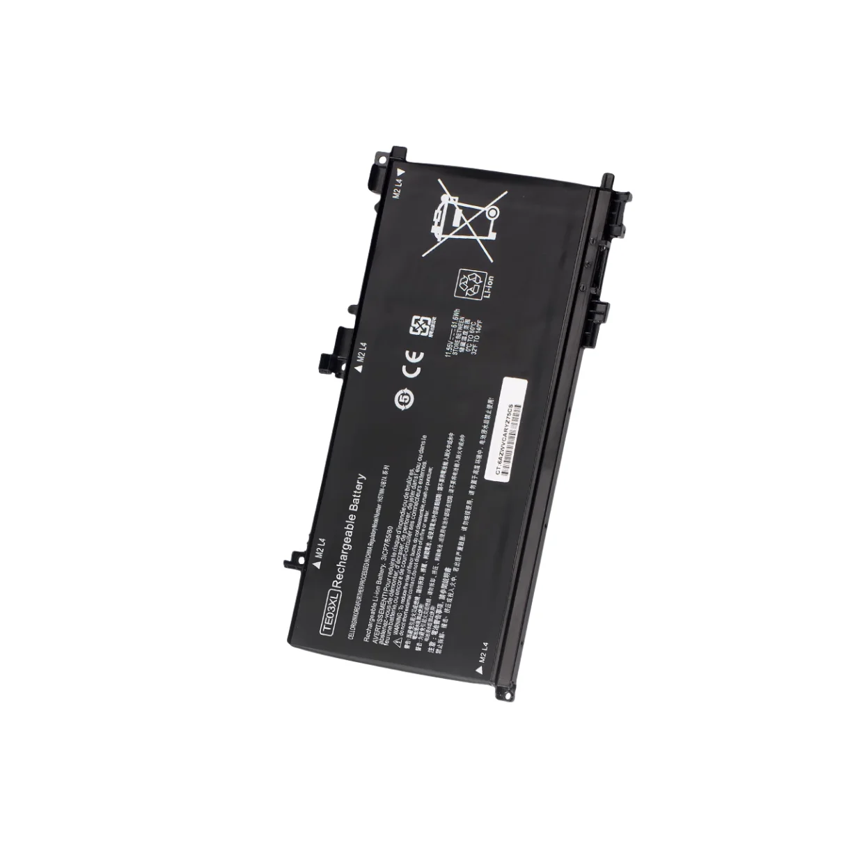 

TE03XL 11.55V 61.6WH 5333mAh
