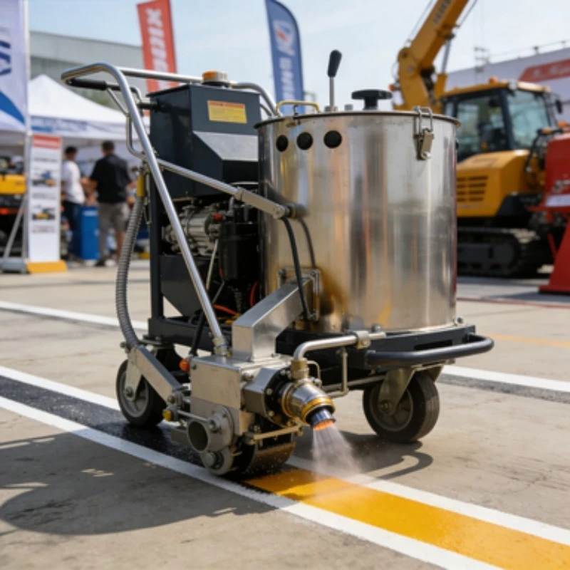 

Road Surface Shot Blaster with Dust Collector and Safety Protection Features