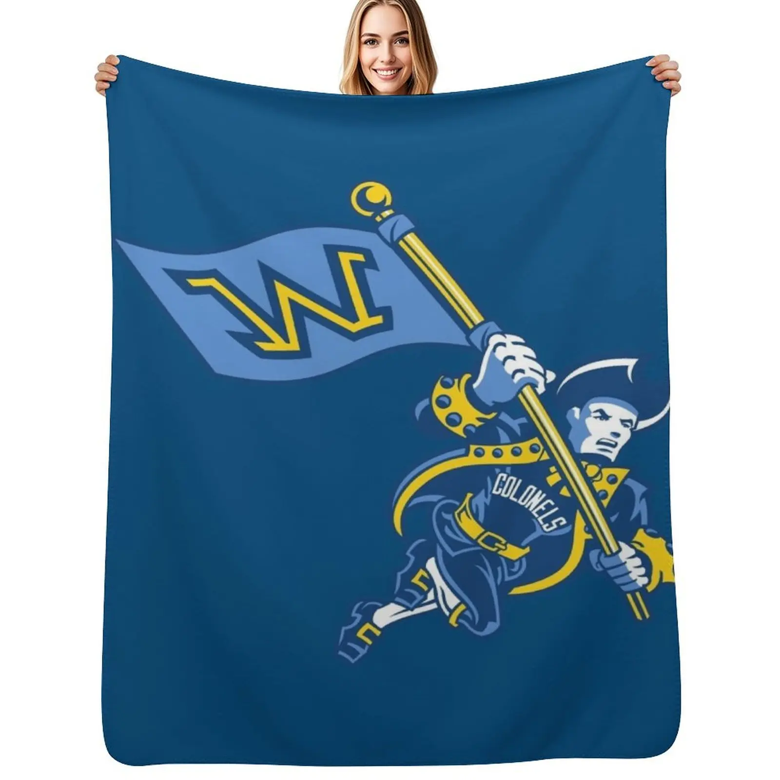 

Wilkes University Throw Blanket Warm Comfortable Blanket for Office Napping