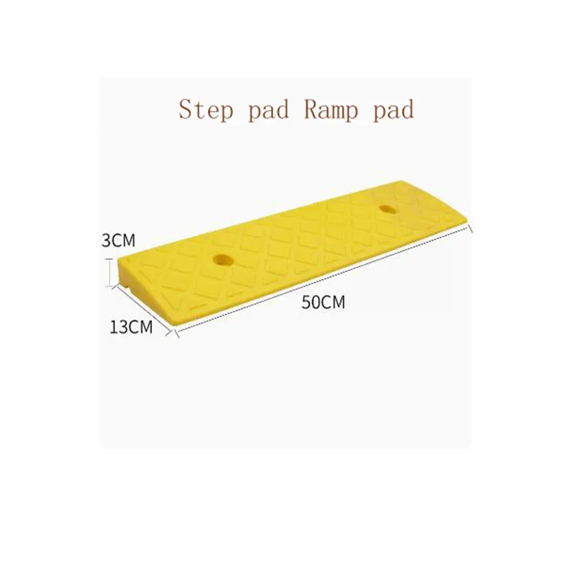 Step Pad Slope Pad Road Teeth Car Uphill Climbing Threshold Pad Plastic Road Along the Slope Deceleration Belt Triangular Pad