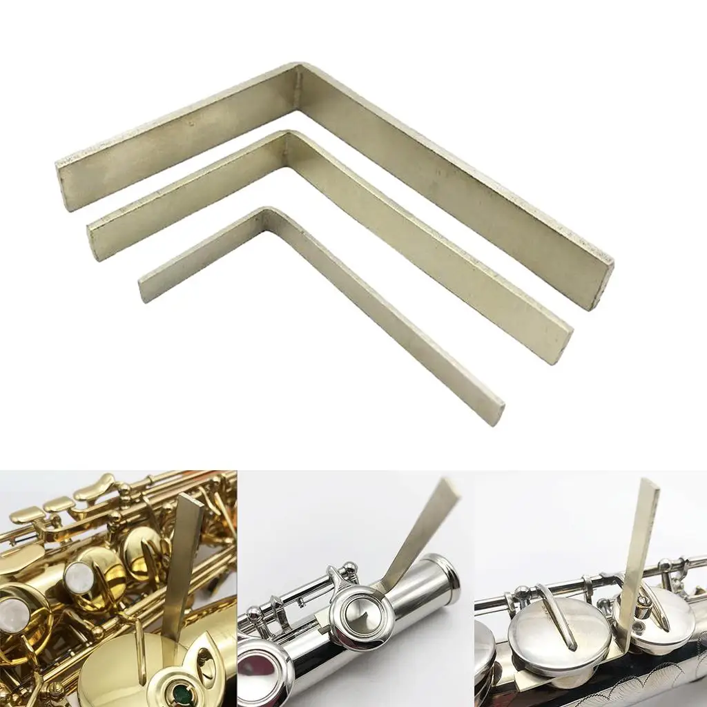 Set of 3 Saxophone L-shaped Key Repair Kit for Instrument Parts