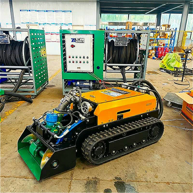 Submersible Desilting Robot Remote Operated Crawler Dredger For Reservoir Dam Cooling Tower Basin Sludge Removal Customized