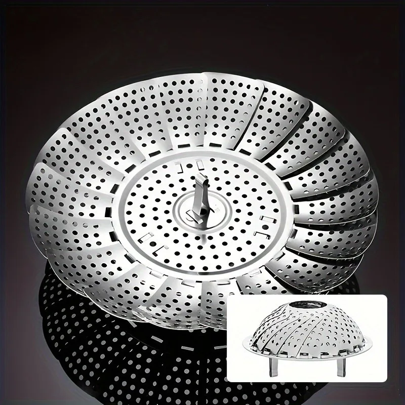 Stainless Steel Steamer Basket - Expandable 6-10.5