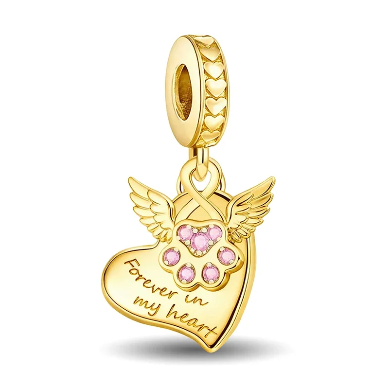 925 Sterling Silber Motorrad-Schale Sonnenblumen-Gold-Serie Charm-Anhänger für Armbänder DIY Hochwertiger Damenschmuck – Detail 27