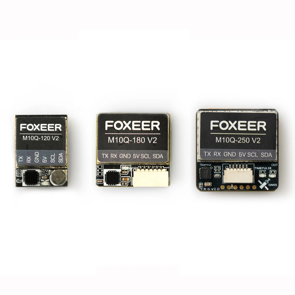 

Foxeer M10Q 120/M10Q 180/M10Q 250 V2 Встроенный компас с двумя протоколами GPS M10050 U-Blox
