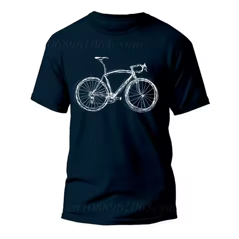 Cyclist Biking Lover T-Shirt Men Women Funny Tee Shirt Crewneck Mountain Bike Cycling Classic Short Sleeve Tshirt Gift Idea Tops