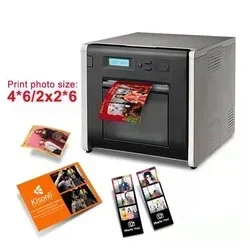 熱い販売在庫あり高速印刷速度インク不要ミラーフォトブース用フォトプリンター