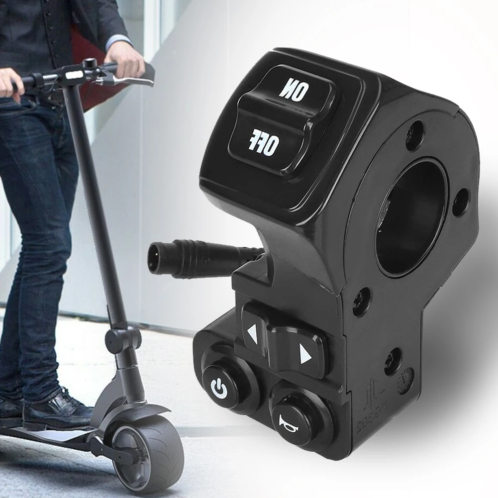 

Electric Waterproof Scooter Head Switch with Turn Signals On/Off Button Handlebar Toggle Switch for Kukirin G2Pro/G2Pro DB/G2Max