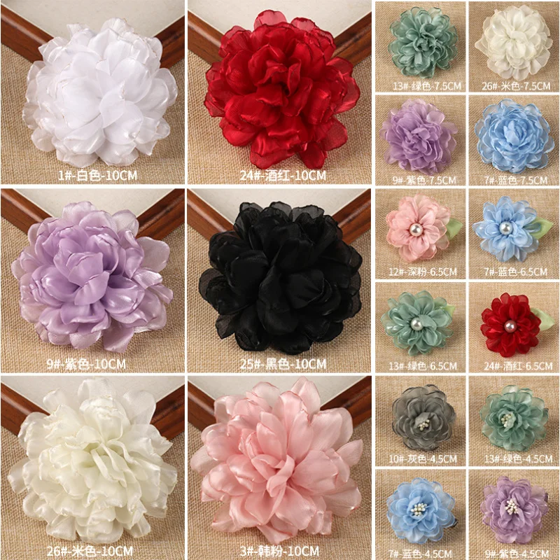 30pcs/lotFlower-shaped auxiliary materials for handmade flowersdiyMaterial with burnt edges, floral fabric, floral accessories,