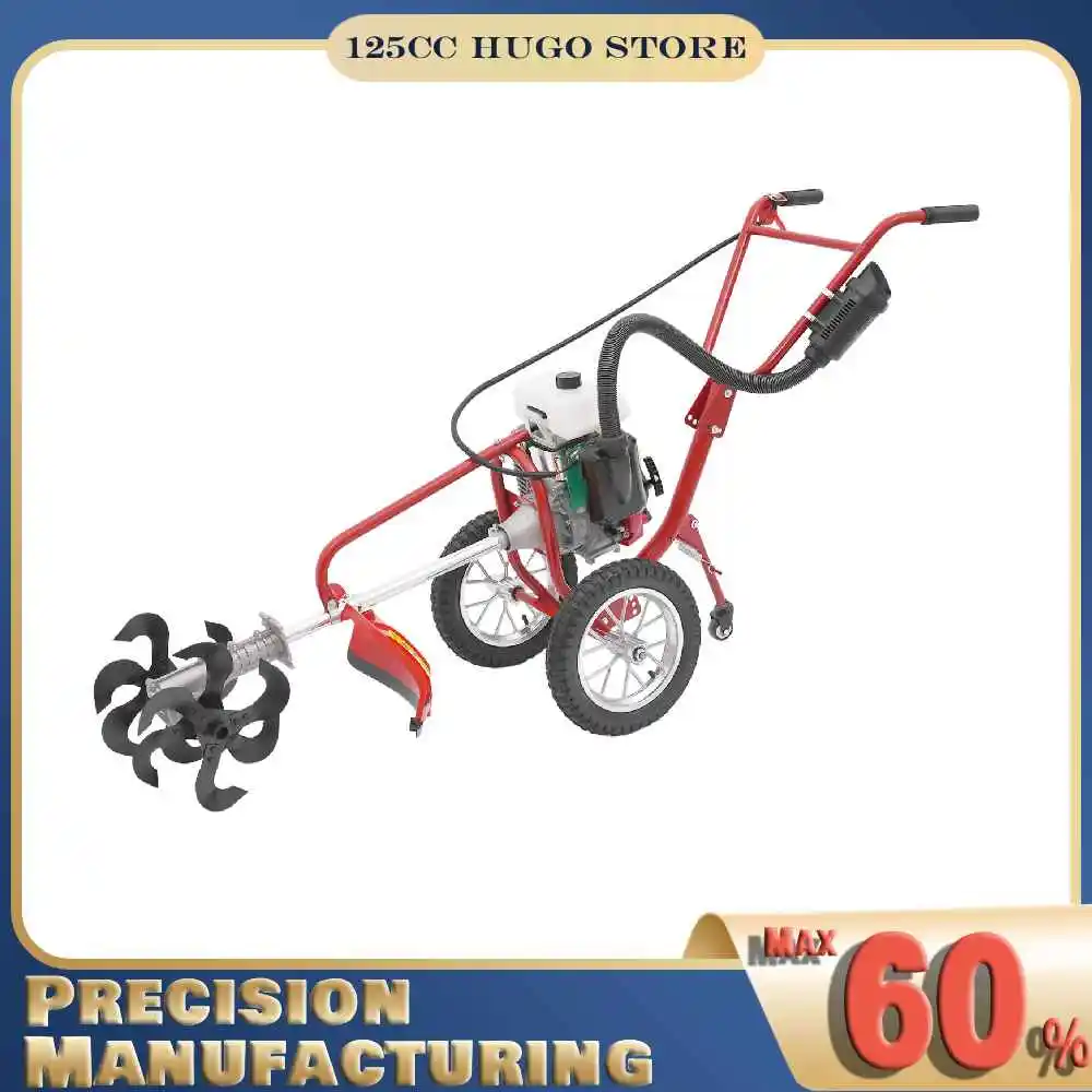 

Бензиновый культиватор, 63 куб. см, 4-тактный, 4 л.с., для сада