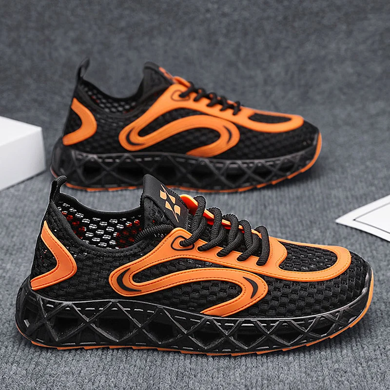 Multi Occasion Lightweight Forrest Gump Shoes For Men Summer Rapid Sweat Evaporation Breathable Upper Shock Absorb Cushioned