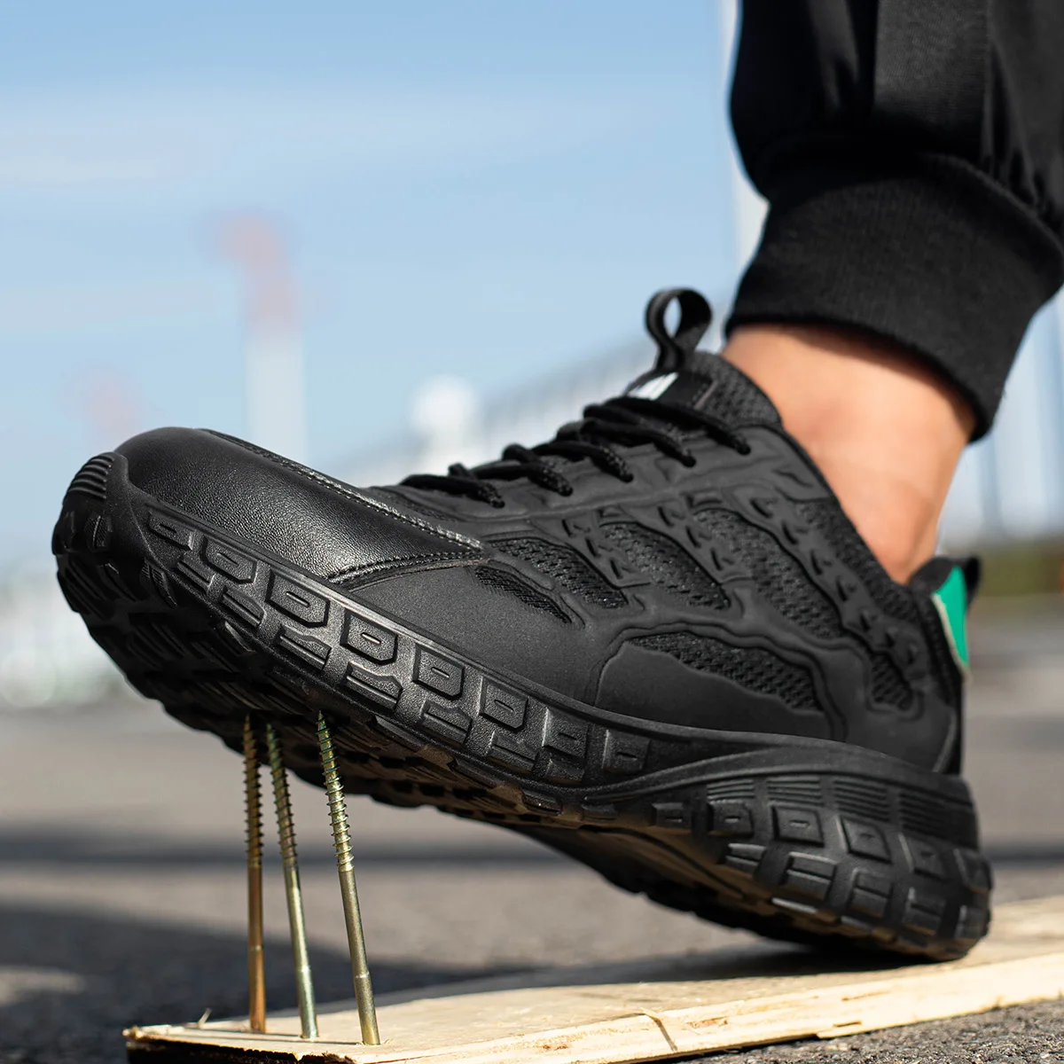 High Quality Indestructible Safety Shoes Men Work Sneakers Light Security Boots Men Puncture-Proof work Boots Steel Toe Shoes