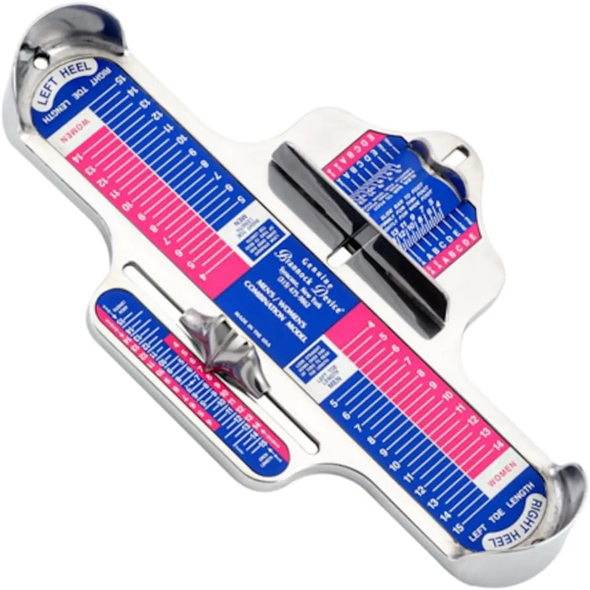A252P ~Foot Measuring Device, Adult Foot Measuring Ruler, Combination Measuring Device, Professional Foot Sizer Measuring Tools