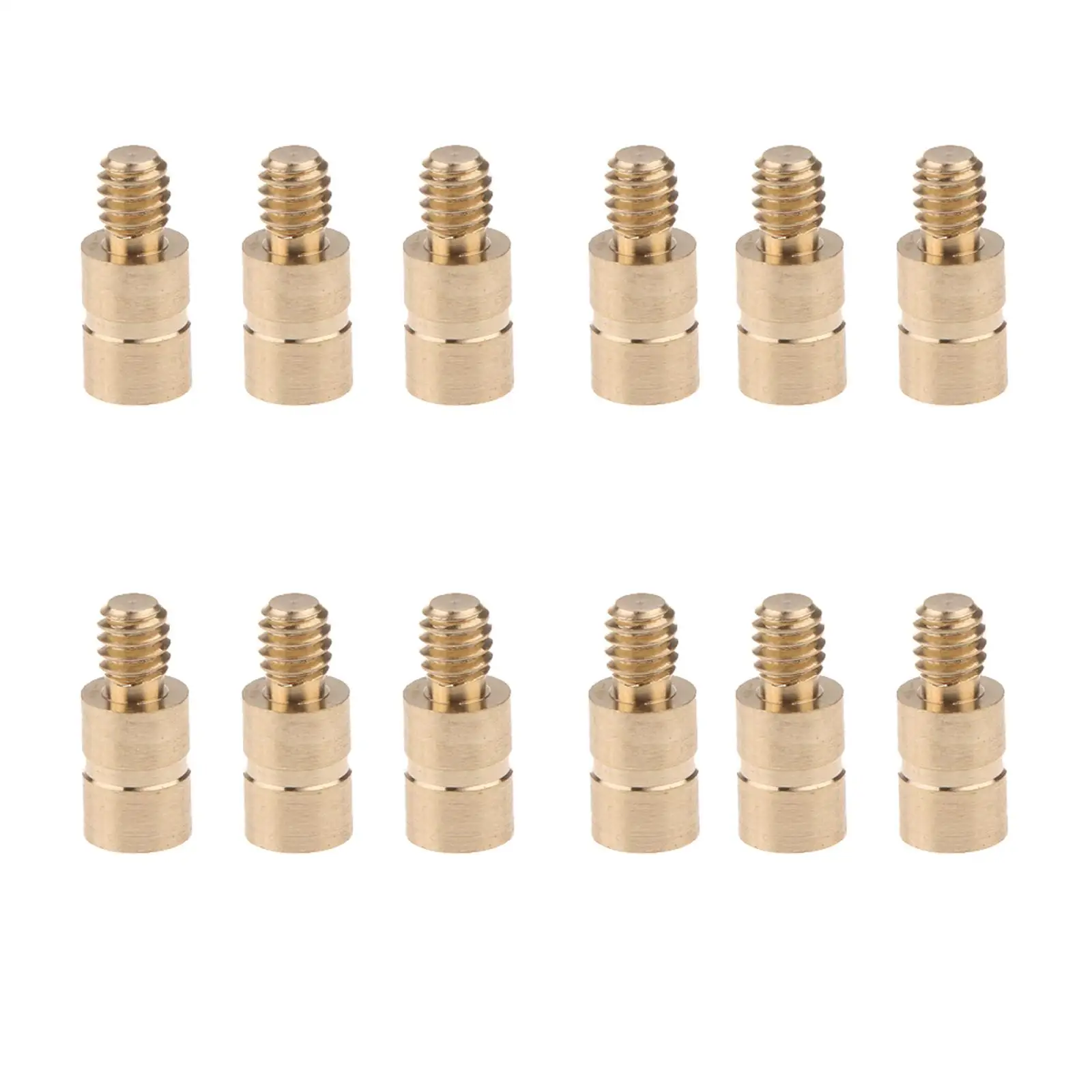 12pcs Copper Weight Screws Arrowhead Inserts, Balance Archery