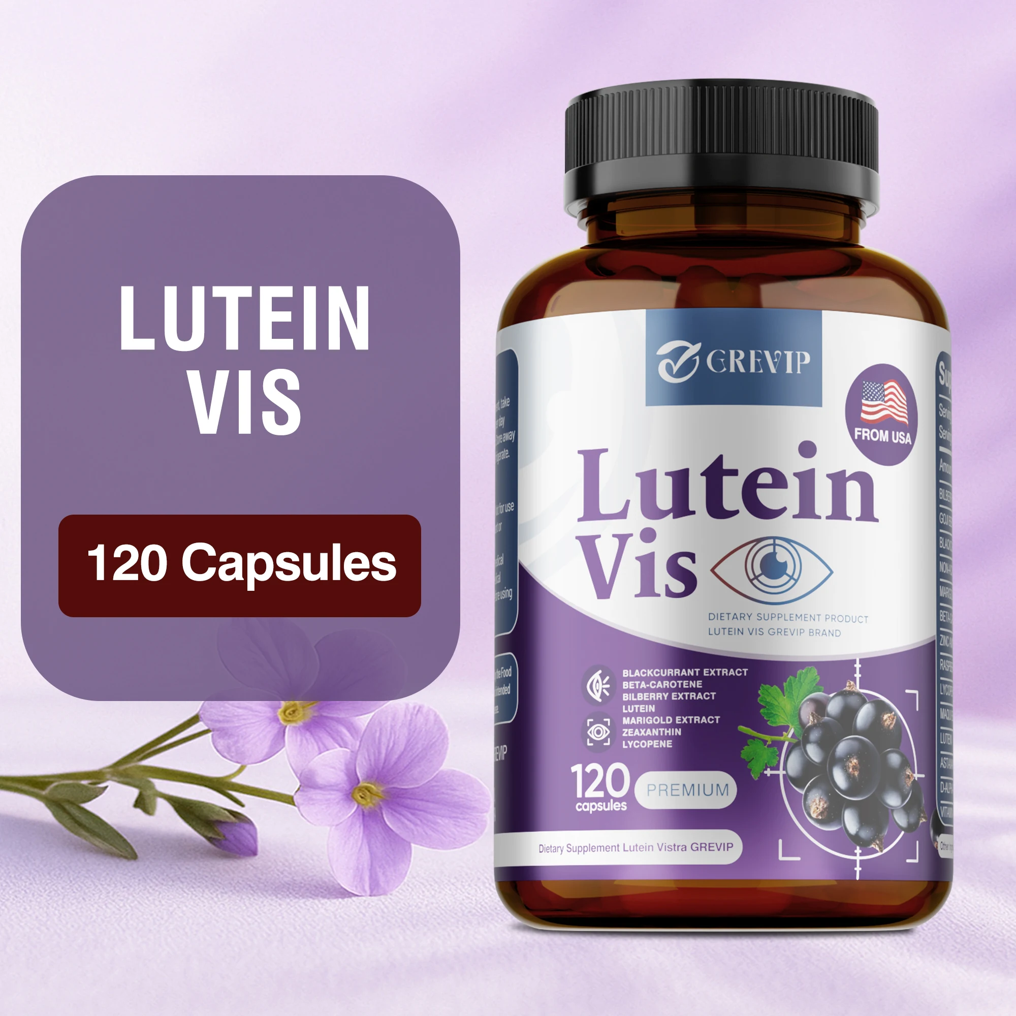 Lutein Supplements - Eye Health Supplement, Supports Vision Health, Macula Health