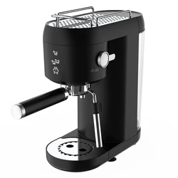 Professional Office Espresso Coffee Machine Italian 20Bar Espresso Cappuccino Latte Making Machine With Milk Frother