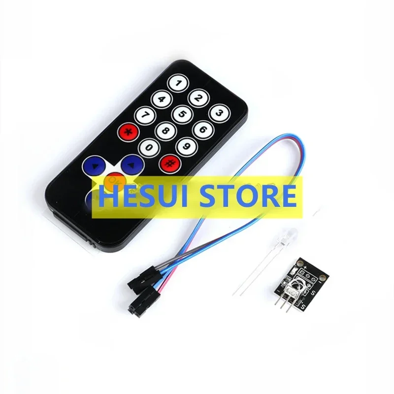 Infrared remote control module + receiving head HX1838+NEC coding infrared remote control