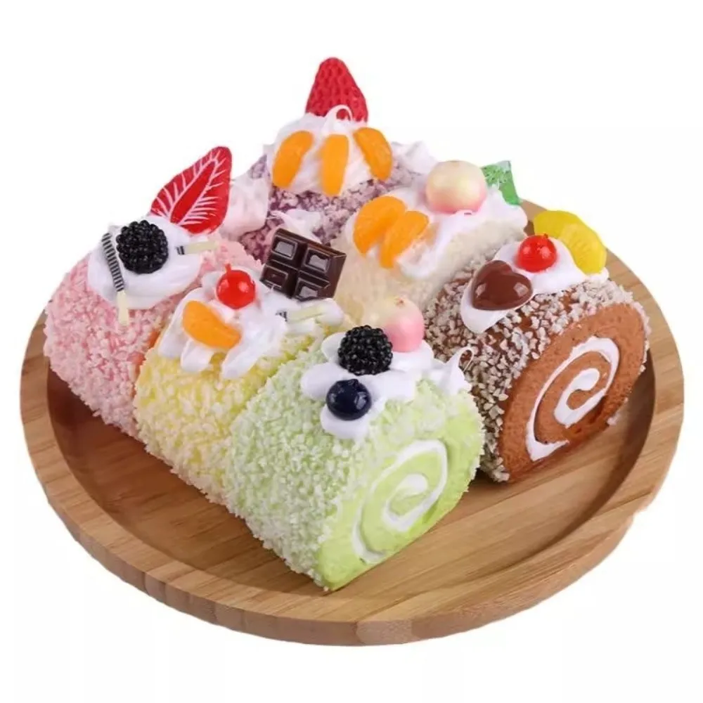 New Rebound Cake Squeeze Cartoon Soft Fidget Squeeze Anti-stress Refrigerator Magnets Student