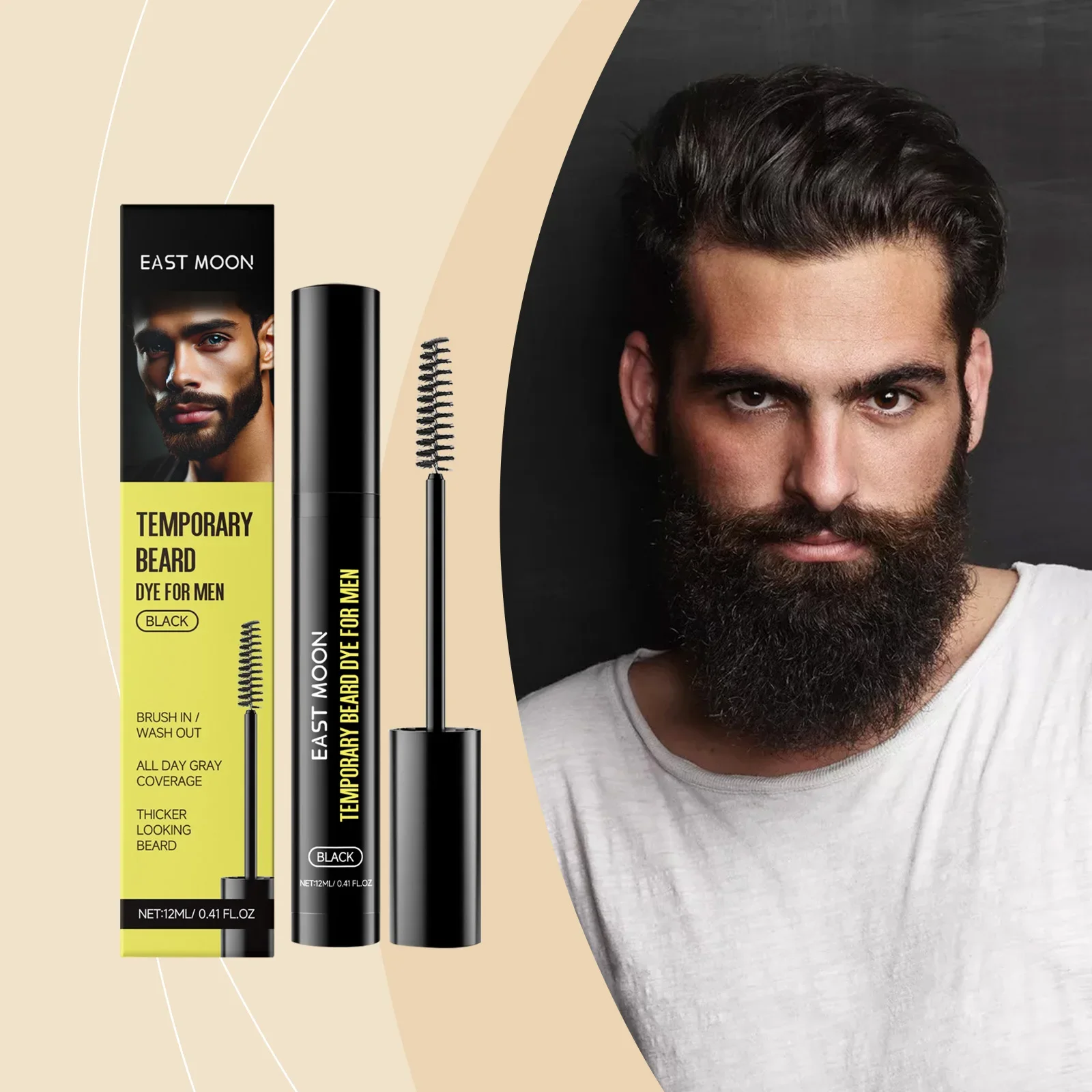 100% طبيعي تسريع نمو شعر الوجه اللحية زيت طبيعي زيت نمو الشعر واللحية منتجات تجميل اللحية للرجال العناية بالبشرة