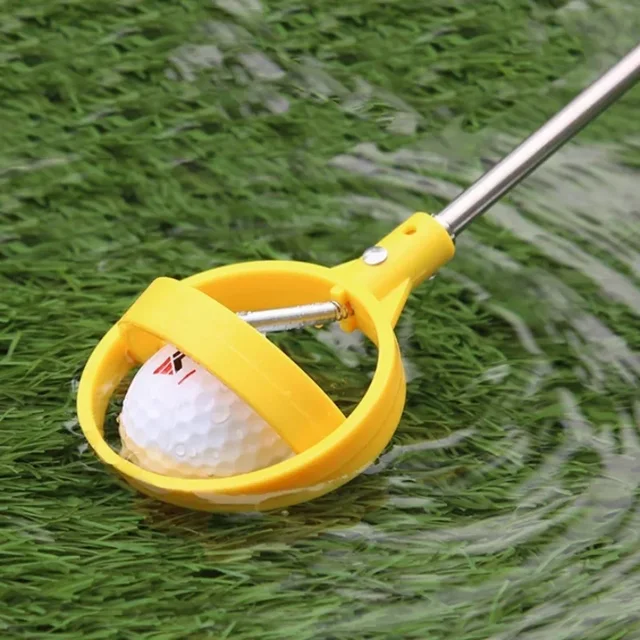 Wędka do piłek golfowych narzędzia teleskopowe G olf Ball Retriever łapacz golfowy pomoce szkoleniowe automatyczne zamknięcie zbieracz piłki golfowej