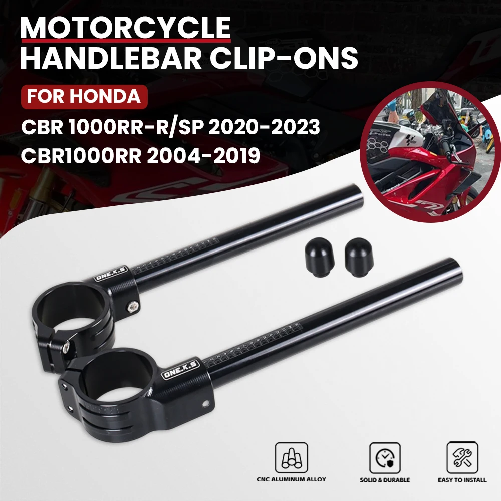 Motorcycle Handlebar Clip-Ons Fork Handle Bars Clip ons For Honda CBR1000RR 2004-2019 CBR 1000RR-R/RR 2020-2023