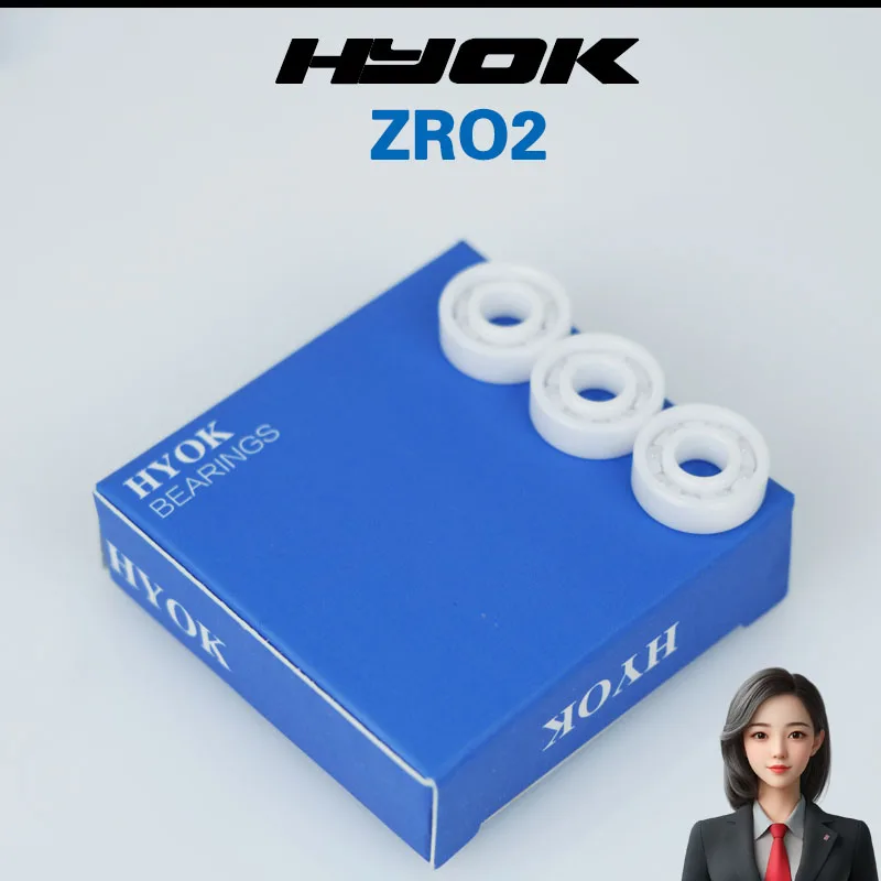 1PCS  ABEC-9 Zirconia Ceramic Bearing6 683 684 685 686 687 688 689 693 694 695 696 697 698 699  2RS and Open
