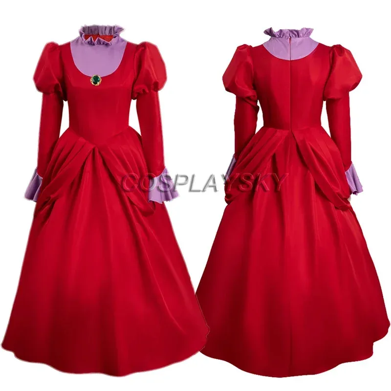

Lady Tremaine Cosplay Fantasy Cartoon Movie Stepmother Disguise Costume Adult Women Cosplay Roleplay Fantasia Outfits Female