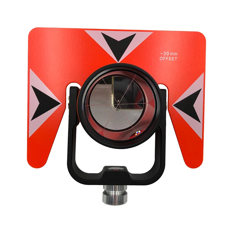 High Quality Red Single Prism For Nikon South Trimble For Top-n For Sokk-ia Total Station Prisms Surveying AK18 With Soft Bag