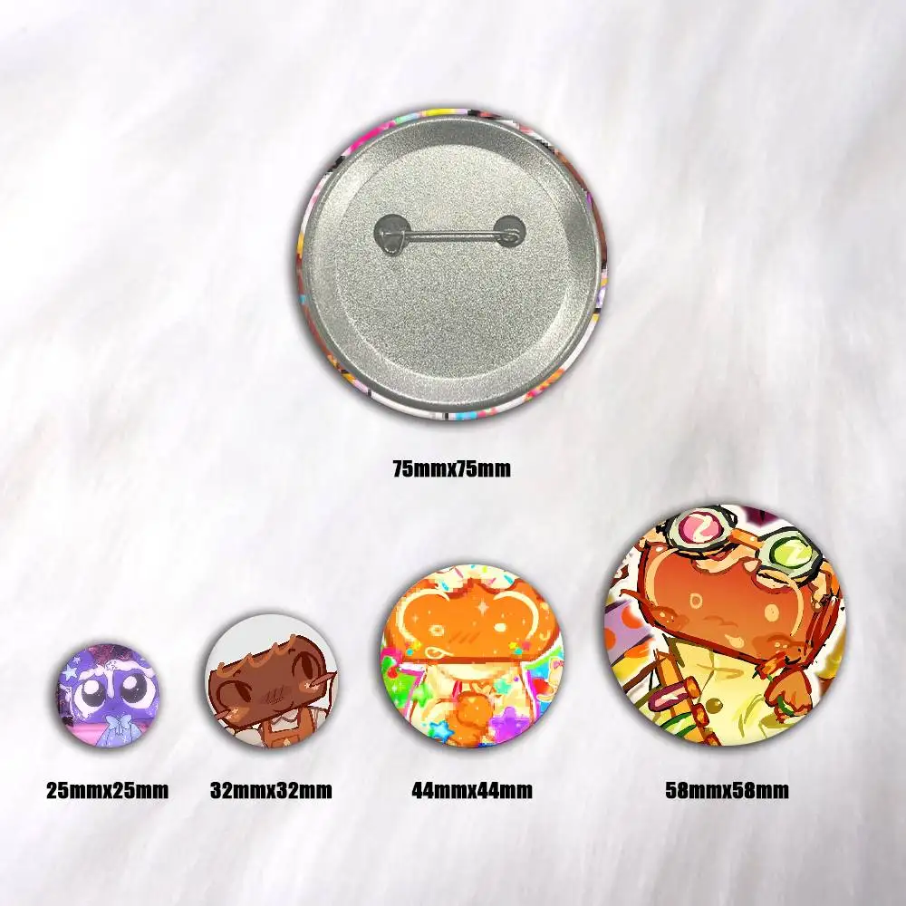 D-Dandy s W-World Tinplate Brooch  Figure Icon Badge Handmade Brooches for Backpack Clothes Decoration