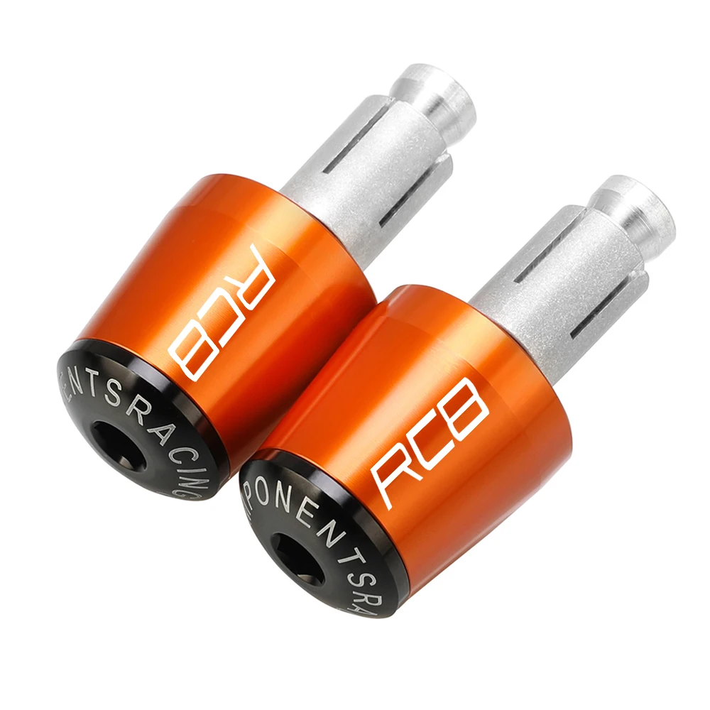 For RC8 RC8R  RC 8 8R 2009-2016 2017 2018 2019 Handlebar Gear Balanced Plug Slider Handlebar Grips Cap Handle Bar Cap End Plugs