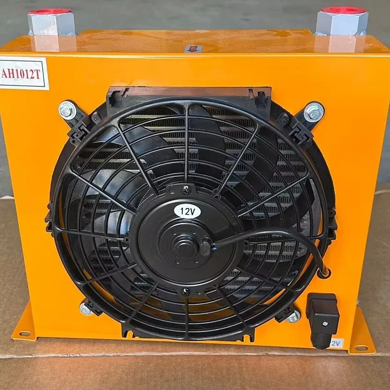 

AF series AH1012T hydraulic air cooler air cooling oil radiator plate wire - hydraulic aluminum oil cooler 100l/min