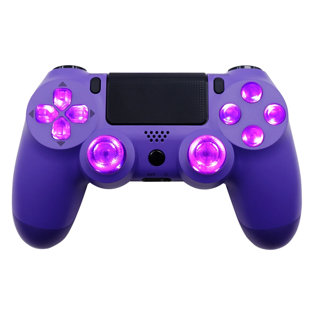 متعدد الألوان D-Pad Thumstick Face Button DTF LED Kit 6 ألوان لوحدة تحكم PS4